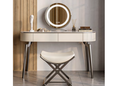 Beige Kosmetiksstroum Designer Schlofzëmmert Möbel Edele Friséierkommode