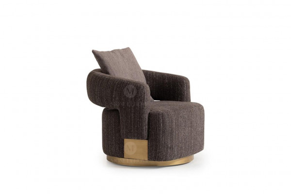Fotell Eenzeler Sëtz Gro Holz Wunnzëmmer Fernseefotell Relaxfotell