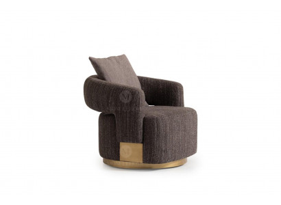 Fotell Eenzeler Sëtz Gro Holz Wunnzëmmer Fernseefotell Relaxfotell