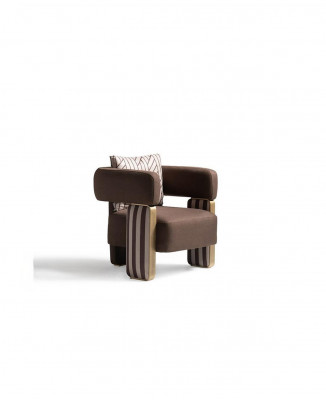 Cocktailsfauteuil Fauteuil Einsitzer Wunnzëmmer Clubfauteuil Wäiss Stoft Sëtz