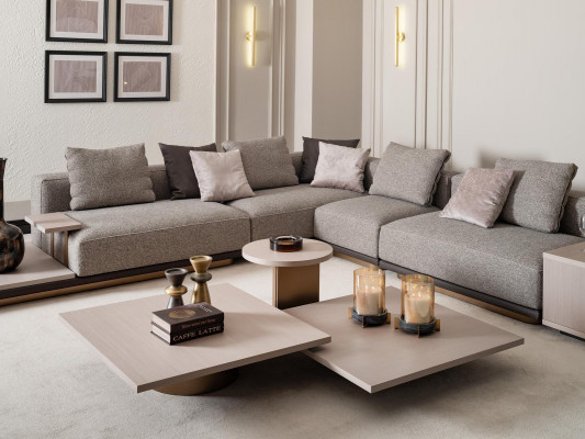 Eckcanapé L Form Wohnlandschaft Polstersofa Stoffsofa Gro Modern Canapé