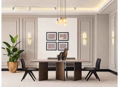 Iessgrupp Iesseck Iesszëmmermiwwelen Iessdësch Iesszëmmer 7 Stéck Holz Gro