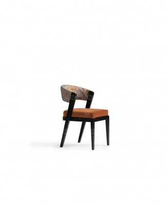 Kichemiwwelen Iesszëmmer Still Still Set 6er Set Still Orange Grupp Holz