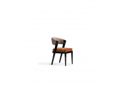 Kichemiwwelen Iesszëmmer Still Still Set 6er Set Still Orange Grupp Holz