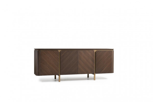 Anrichte Sideboard Kommode Schieferschaf Schaf Holz Braun Miwwelen