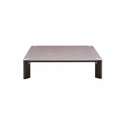 Grupp 3tlg Couchdësch Niewendëscher Kaffisdësch Braun Holz Set Dësch