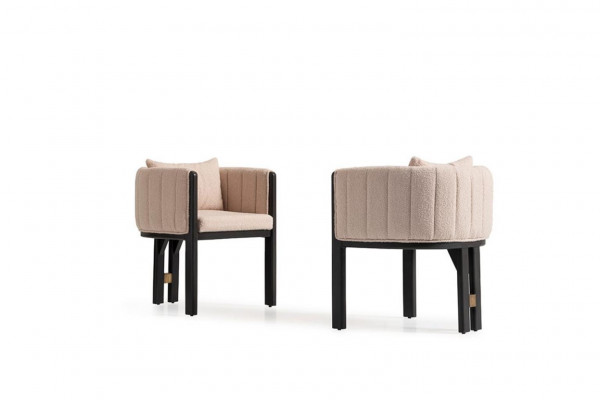 Kichenstull Iesszëmmerstull Set Still 2tlg Lehnstull Grupp Béisch