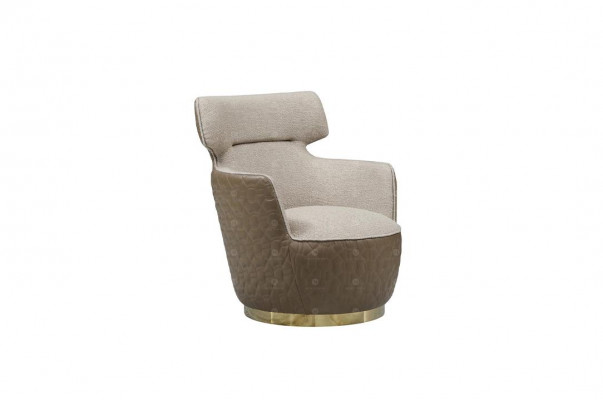 Ohrsessel Still Stoft Sëtz Eensëtzer Beige Clubsessel Modern
