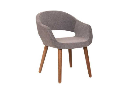Grau Iesszëmmerstull Wunnzëmmer Stull Armlehn Still Designer Holz