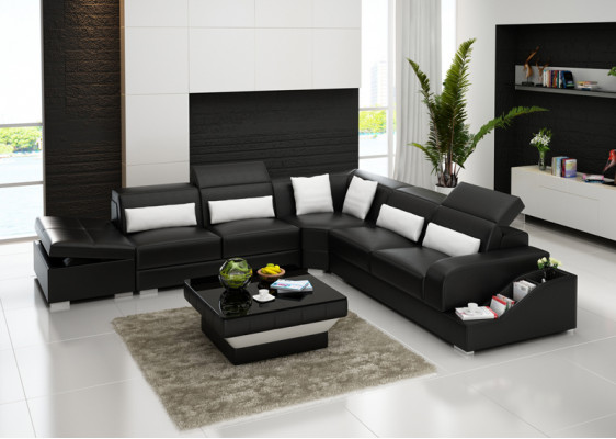 Liederdivan Couch Wunlandschaft Eckdivan Eck Garnitur Sofa Modern Design