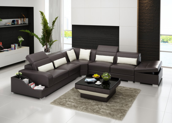 Liederdivan Couch Wunlandschaft Eckdivan Eck Garnitur Sofa Modern Design