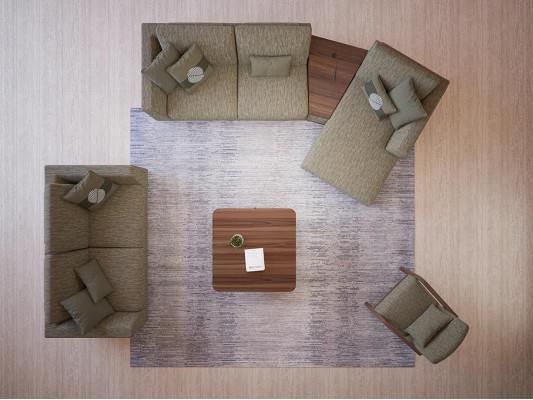 Komplett Sofagarnitur 3tlg Zwésëtzer Sofa Relax Ecksofa L-Form Modern Fautteuil