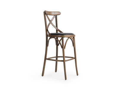 Designer Barhocker Moderne Holz Still Miwwel Iesszëmmerstill Ariichtung