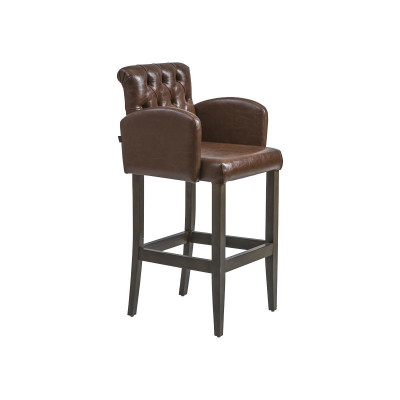 Moderne Barhocker Holz Still Hocker Bar Iesszëmmerstill Luxus Miwwelen