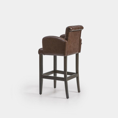 Moderne Barhocker Holz Still Hocker Bar Iesszëmmerstill Luxus Miwwelen