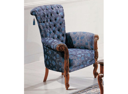 Italien Fautel Sofa Polsterung Design Textil Eenzelstull Polsterung Sëtz Sofas 1er