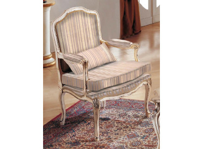 Fauteuil 1-Sëtzer Sofa Sitzer Stoff Wunnzëmmer Textil Luxus Thorn Miwwelen Stiler Elisa