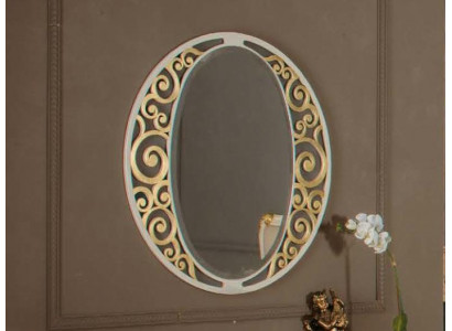 Klassesche ovalen Wandspigel Gold Italienesch Miwwelen Klassesch Spigel Nei