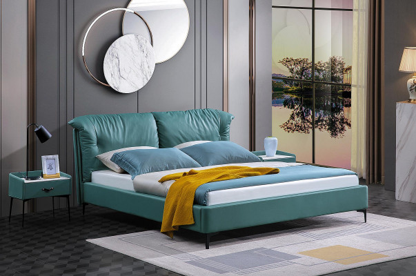 Schlofkummer Bett Nuetsdëscher 3 Stéck Set Design Luxus Better Holz