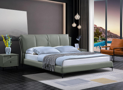 Bett Lieder 2x Nuetsdësch 3 Deeler Schlofzëmmer Set Miwwelen Modern Luxus Better Nei