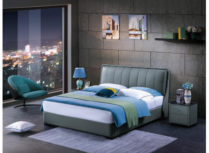 Luxus Schlofkummer Miwwelen Bett 2x Nuetsdësch Set Better Hotel Miwwelen 3tlg. Neit