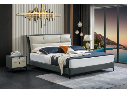 Schlofkummer Bett Nuetsdëscher 3 Deeler Set Luxus Design Better Holz Duebelbett