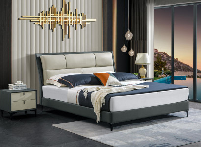 Schlofkummer Bett Nuetsdëscher 3 Deeler Set Luxus Design Better Holz Duebelbett