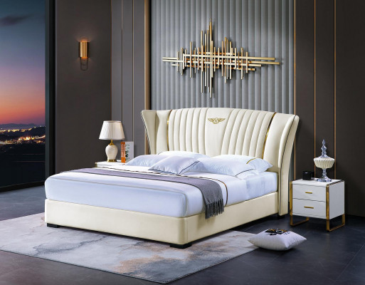Holzbett Duebelbett Vollholz Schlofzëmmer Hotel Better 180x200cm Liederbett