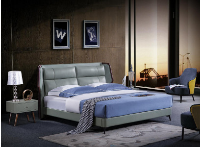 Bett Këssen Design Luxus Duebel Hotel Better Schlof Zëmmer Holz Nei 180x200cm