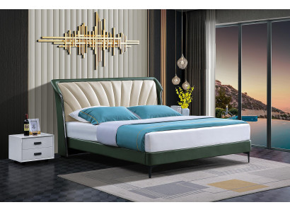 Bettgestell Stoff Miwwelen Luxus Modern Better Bett Textil Schlofzëmmer Design Neit