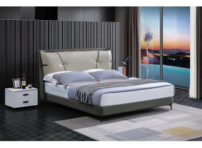 Luxus Miwwelen Better Duebelbett Schlofzëmmer Duebel Bett Beige Hotel Ariichtung