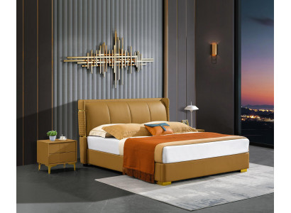 Schlofzëmmer Bett Polsterbett Duebelbett Better Grouss Design Luxus Duebel