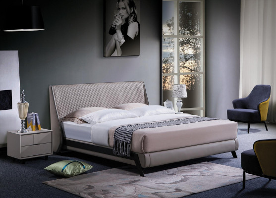 Luxus-Schlofzëmmer-Bettpolster-Design 180x200 Duebel Hotel Better Textil Neien