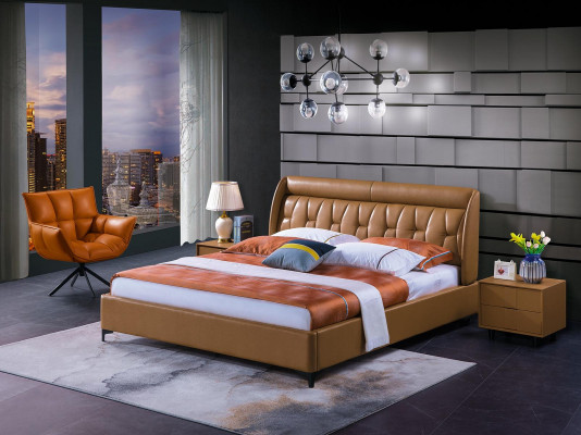 Design Schlofkummer Bett Holz Luxus Better Duebel Koppel Polster Miwwelen 180x200cm