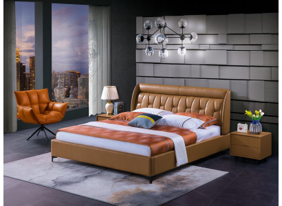 Design Schlofkummer Bett Holz Luxus Better Duebel Koppel Polster Miwwelen 180x200cm