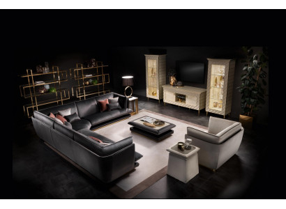 Design Miwwel Canapé Sofagarnitur Couchen Sofa Garnituren 4-Teileg. Set arredoclassic