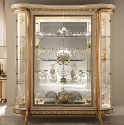 arredoclassic™ Luxusklass Mëbelen Iesszëmmer Vitrin Dësch Kommode