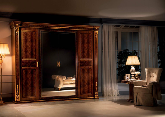arredoclassic™ Schlofgemaach Set Modigliani Barock Rokoko Bett Komoud 4tlg.