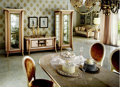 Wunnwand Vitrinn Kommod Schrack Sideboard Barock Rokoko Jugendstil