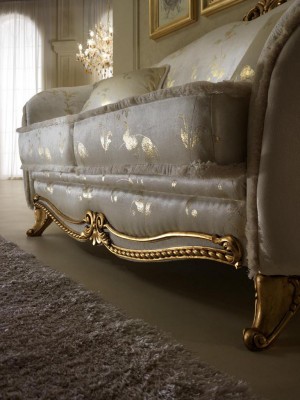 Sofagarnitur 3+1+1 Sëtzer Canapé Garnitur Sofas Canapé Design arredoclassic nei