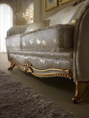 Canapé Canapé-Ensemble 3+3 Setzt Design Gepolsterte Canapé Couch Ensemble arredoclassic