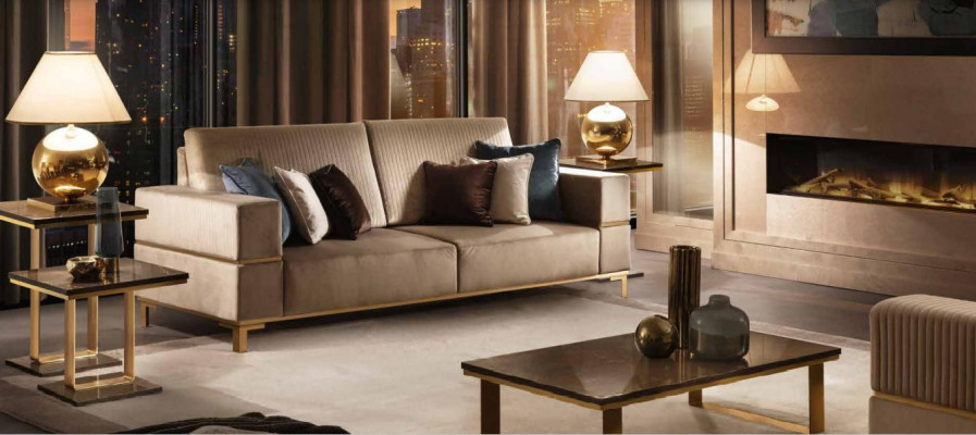 Canapé-Sfaar 311-Sëtz Sofa Sëtz Couch Polster Garnitur Modern Couchen Sofas