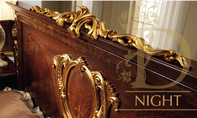 Duebelbett Bett Holz Design Better Antik Stil Barock Rokoko 2x Nuetsdëscher Nei