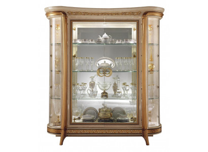 Vitrin Schaf Vitrine Wunnzëmmer Schief Schau Design Italienesch Miwwelen Nei