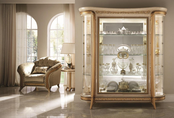 Vitrin Kommoden Vitrinnen Kommodenschaf Glas Schaf Italien arredoclassic