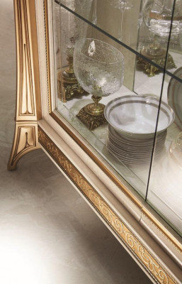 Vitrine Schaf Klassesch Vitrinen Wunnzëmmer Schief Kommode arredoclassic