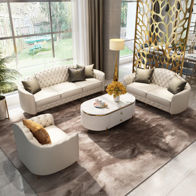Sofagarnitur 3+2+1 Sëtz Set Design Sofas Polster Couchen Modern Lieder Couch