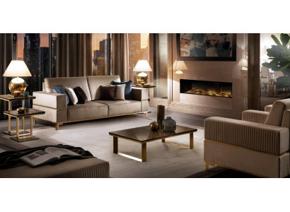Klassesch Designer Couch Sëtz Polster 3+1 Sëtzer Garnitur Sofa Samt Luxus Sofen