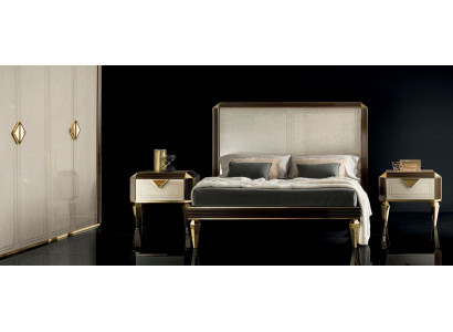Bett 2x Nuetsdësch 3tlg. Schlofzëmmer Better Luxus 180x200 Zëmmer arredoclassic