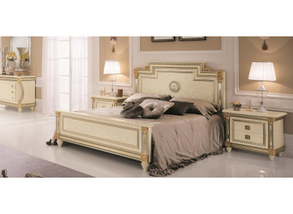 Bett 2x Nuetsdësch Design Schlofzëmmer Klassesch 3tlg. Luxus Better Set Miwwelen